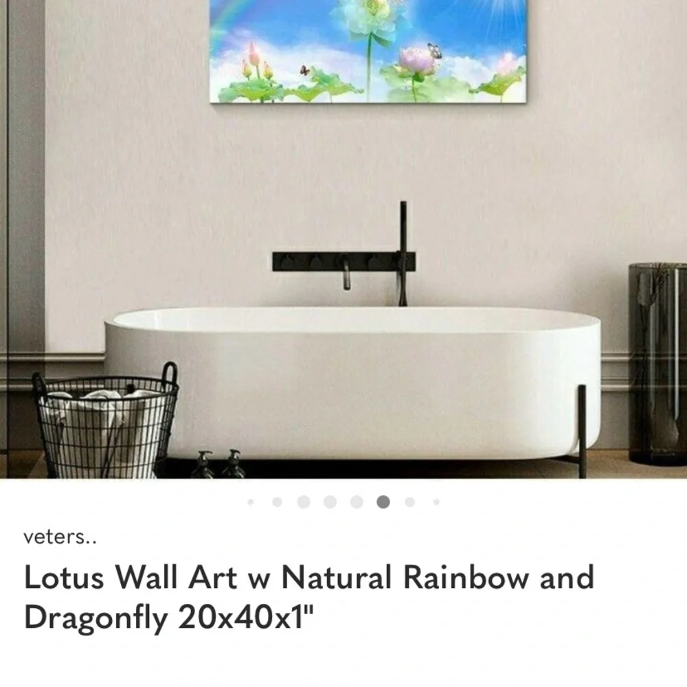 Amazon Colorful Floral Wall Art with Blue Sky